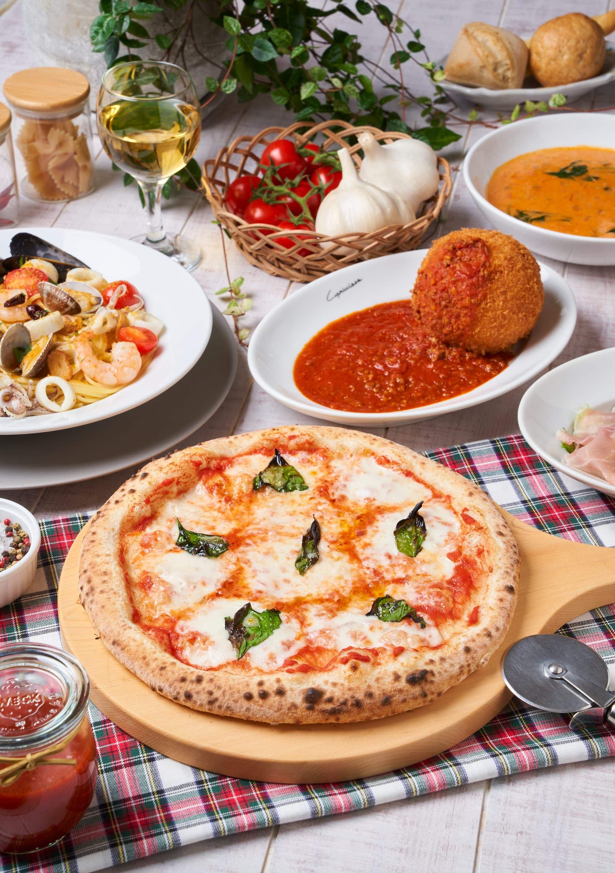 今日はピザでイタリアンディナーはいかがでしょうか？ @カプリチョーザ ミューズ高槻店