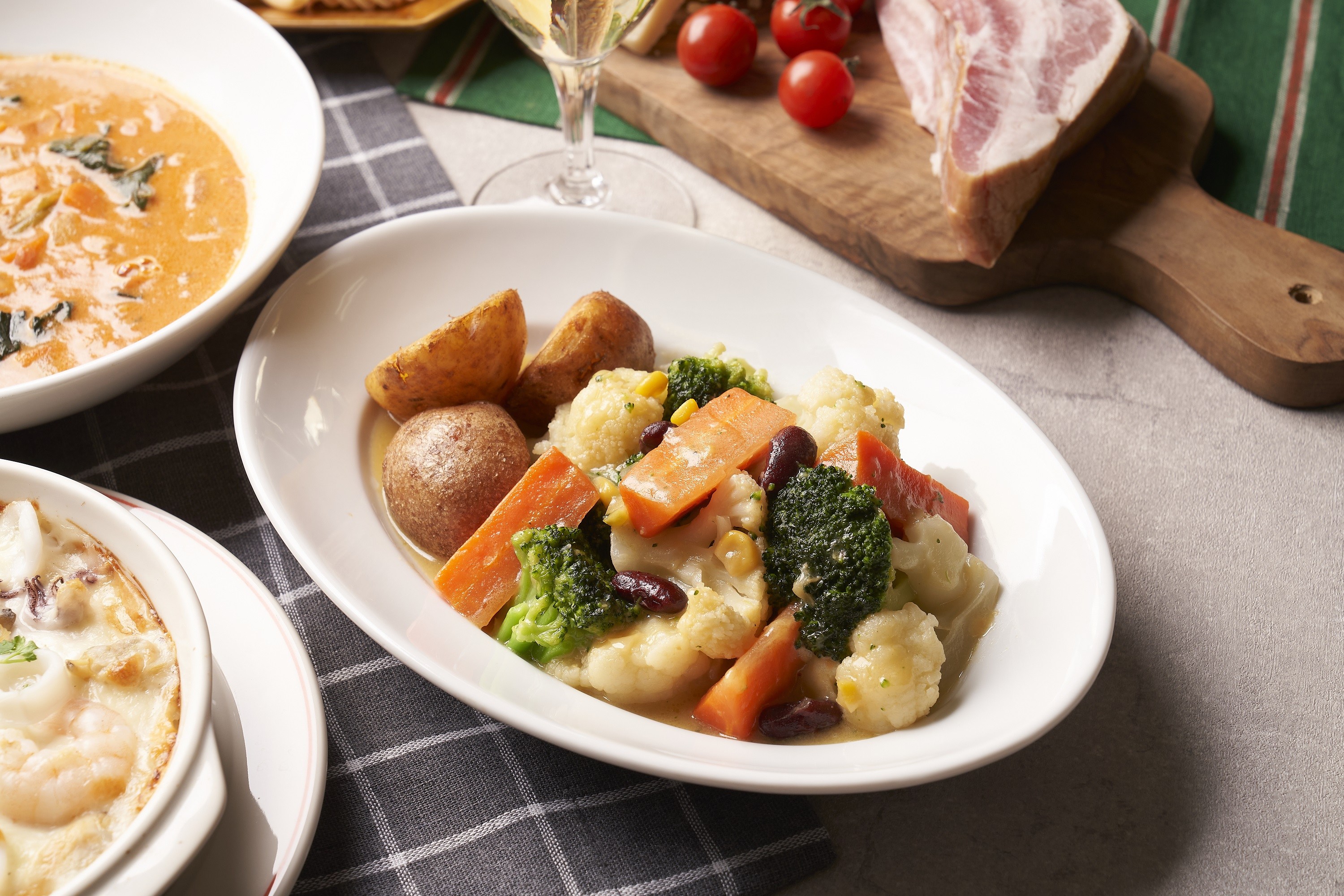 彩り豊かな 温野菜