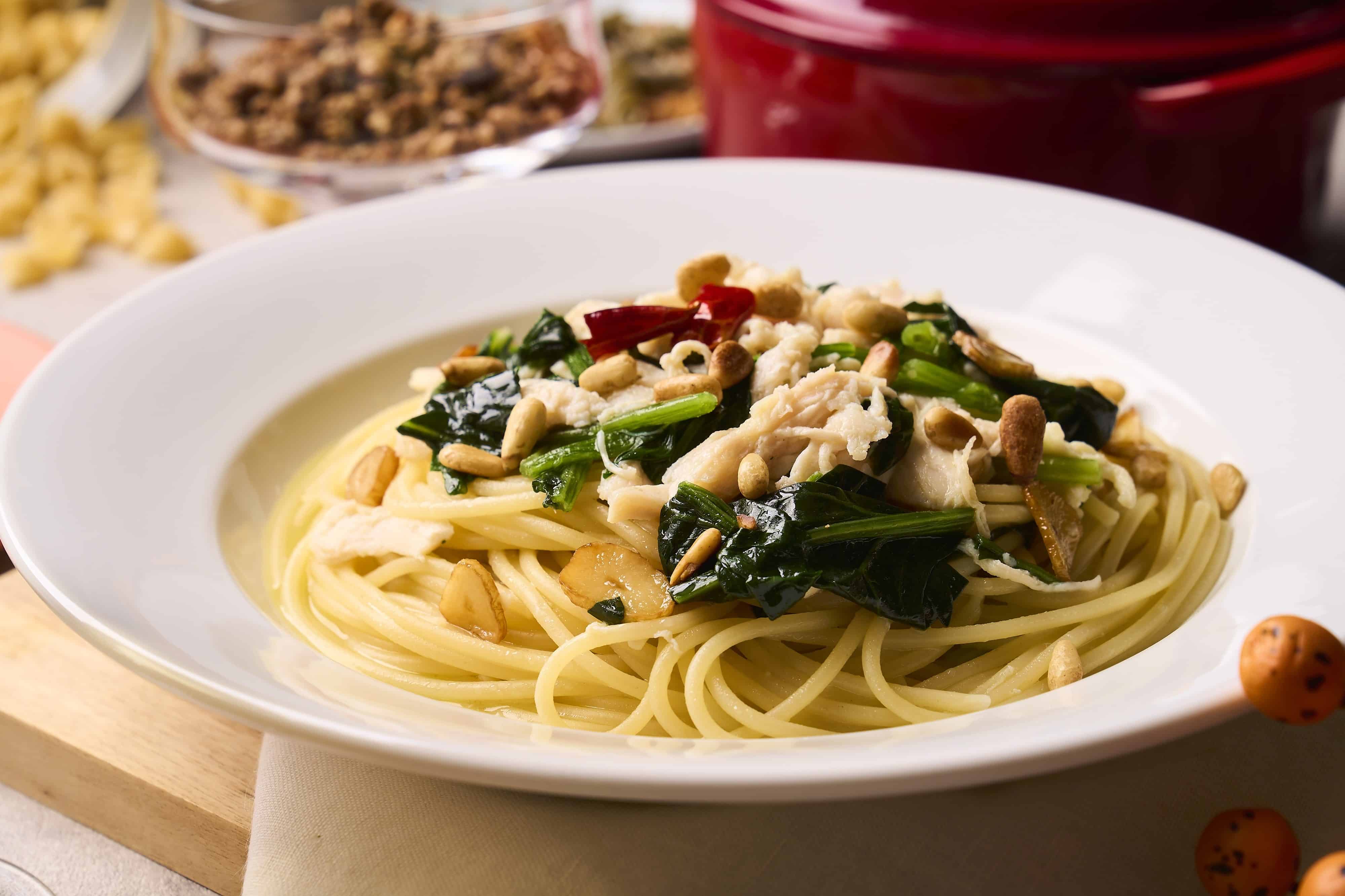 ペペロンチーノが食べたい人