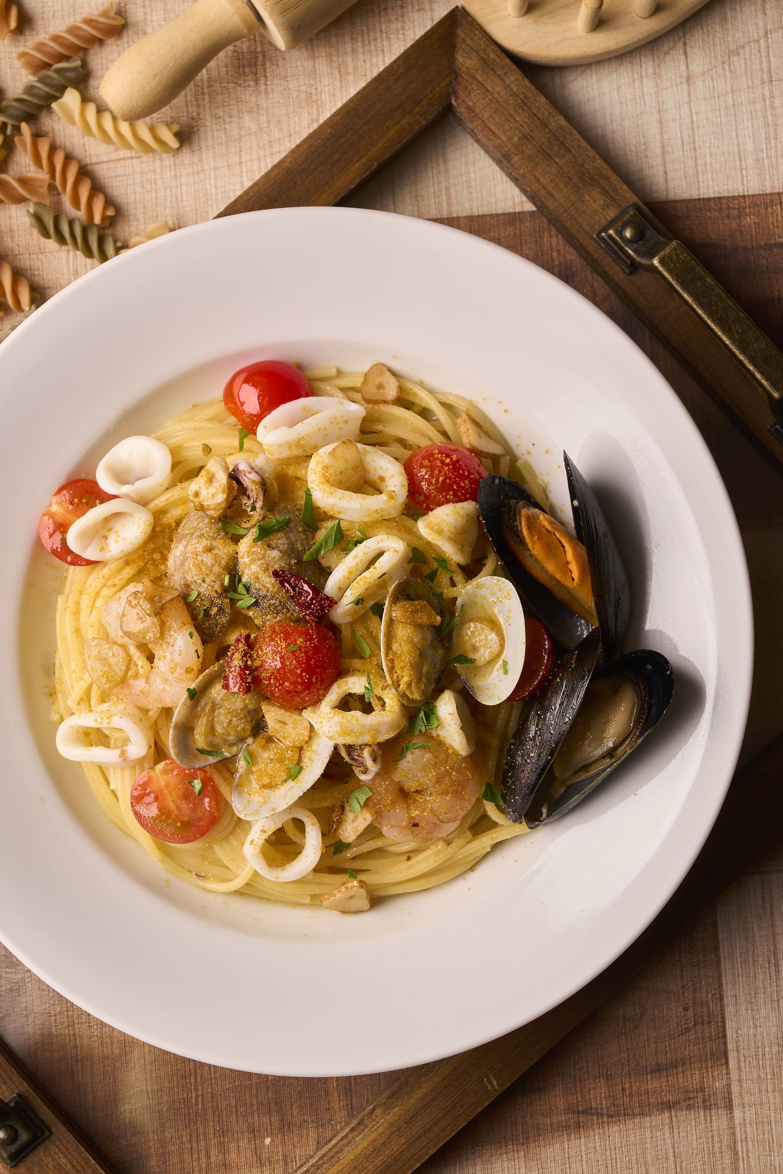 今日はペペロンチーノ